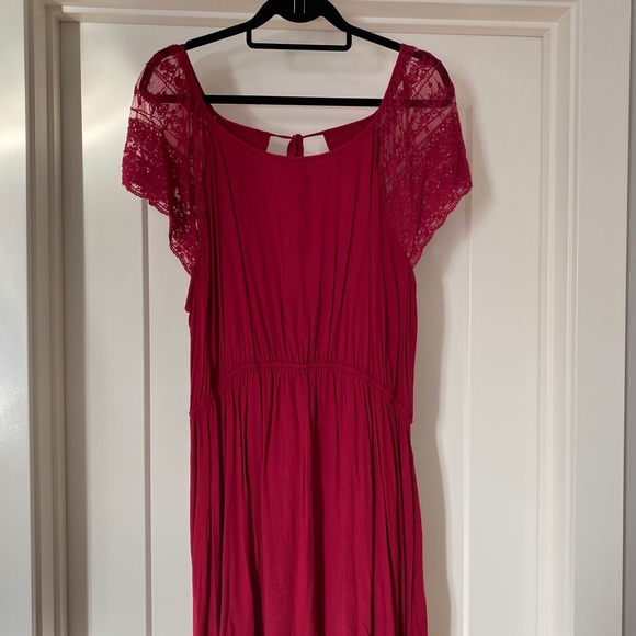 Forever 21 burgundy dress - Picture 1 of 5
